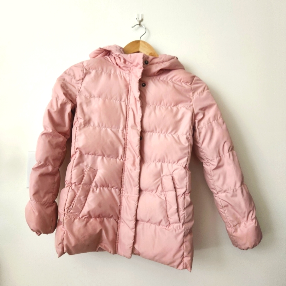 GAP KIDS Girls Puffer Winter Snow Jacket Pink Size 10